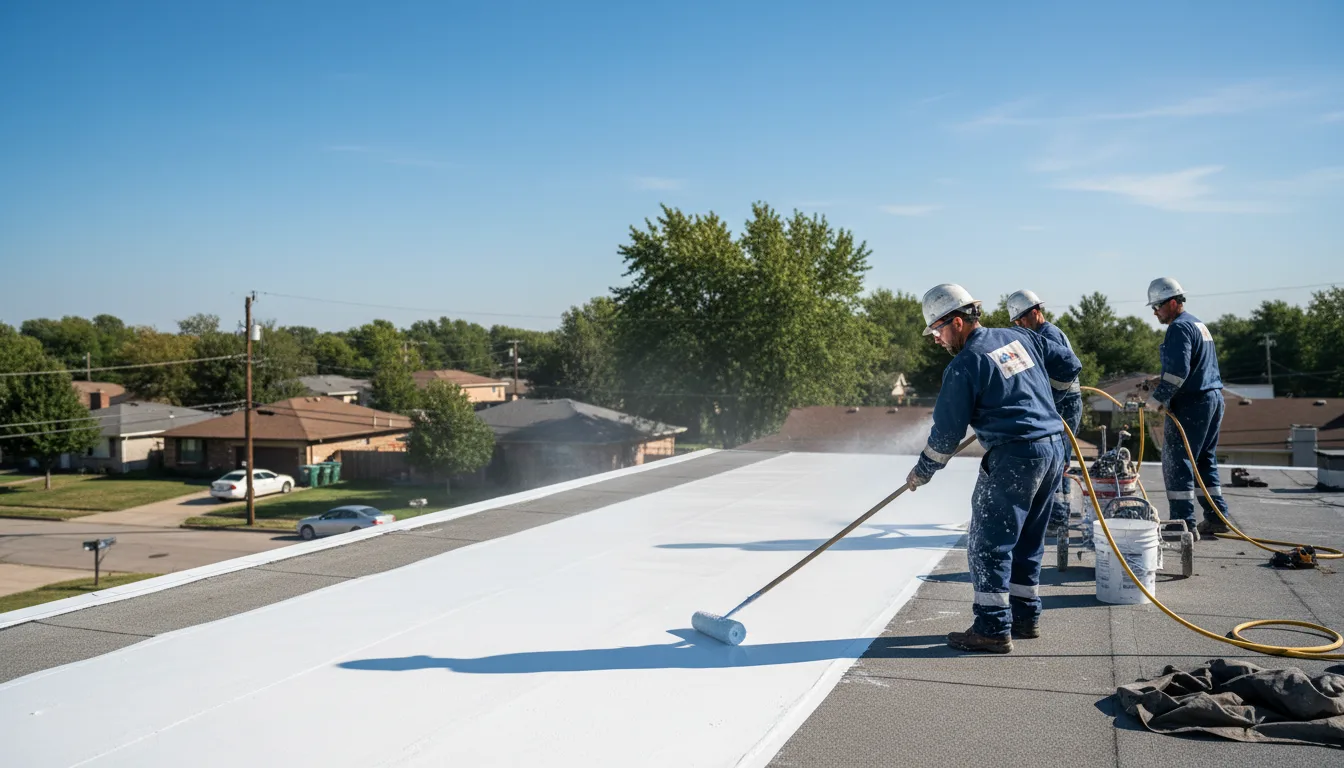 Commercial roof coating in Arkansaw, WI near me